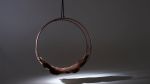 Wheel Hanging Swing Chair - Twig Pattern | Chairs by Studio Stirling in Black