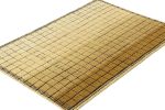 Rug & Kilim’s Gradient Rug in Creamy Beige-Brown Ombre Grid | Area Rug in Rugs by Rug and Kilim. Item composed of wool compatible with modern style