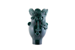 Gli Sposi in verde ,The Spouses in green set of 2 pieces | Vase in Vases & Vessels by Patrizia Italiano. Item made of ceramic