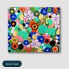 SOLD - floral painting SPRING WUTH CHOCOLATE DOTS | Oil And Acrylic Painting in Paintings by Marinela Puscasu. Item made of canvas