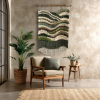 Wall Tapestry 'Nature’s Rhythm' | Wall Hangings by Tissage Sauvage. Item works with country & farmhouse & art deco style