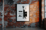 Bad Larry — Hotel Lobby Installation | Prints by Kirsten Ulve | INNSiDE by Meliá New York NOMAD in New York. Item made of canvas & paper compatible with minimalism and contemporary style