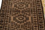 Antique Baluch Persian rug in Beige- Brown Geometric | Area Rug in Rugs by Rug and Kilim
