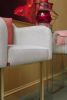 Papillonne Bar Chair | Bar Stool in Chairs by LAGU. Item composed of fabric & metal
