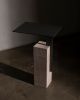 Mono Side Table | Tables by Yet Design Studio. Item made of metal & stone compatible with minimalism style