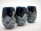 Blue wave mugs | Drinkware by Single-Tooth Productions. Item made of ceramic