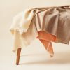 Chestnut Handloom Throw | Linens & Bedding by Studio Variously. Item made of fabric compatible with modern style