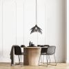 Pendant Light, Steel Wire Mesh Floral #3 - LARGE  24" x  11" | Pendants by Anne Lindsay Studio. Item made of steel works with contemporary & industrial style