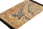 Rug & Kilim’s Dragon Rug in Gold and Blue with Geometric | Area Rug in Rugs by Rug and Kilim
