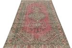 Vintage Zeki Müren Rug with Geometric Patterns and Medallion | Area Rug in Rugs by Rug and Kilim