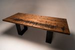 Stained Oak | Reclaimed Boxcar | Dining Table in Tables by L'atelier Mata. Item composed of oak wood