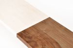 Duotone Bench - White Oiled Maple & Walnut | Benches & Ottomans by Iannone Design. Item made of wood