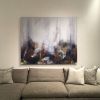 Near and Far 11 | Oil And Acrylic Painting in Paintings by Lisa Ochowycz | Once A Tree Furniture Ltd in Vancouver. Item composed of canvas & synthetic