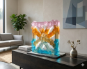 Water Keepers, glass sculpture, cast glass, handmade | Sculptures by Making Meditation LLC | S&S in Cambridge