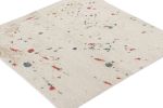Rug & Kilim’s Contemporary Square Rug in White with Colorful | Area Rug in Rugs by Rug and Kilim