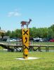 DEER CROSSING | Public Sculptures by jim collins sculpture | Chattanooga State Community College in Chattanooga. Item made of metal