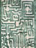 Theseus Maze Hand-Tufted Area Rug | Rugs by Kevin Francis Designs. Item made of fabric & fiber compatible with mid century modern and contemporary style