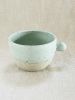 Seafoam Dessert Bowl -Unique handmade ceramics | Dinnerware by Tomoko Ceramics. Item made of stoneware works with contemporary & modern style