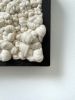 Woven wall art frame (Foam 006) | Tapestry in Wall Hangings by Elle Collins. Item made of oak wood & cotton compatible with minimalism and mid century modern style