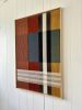 Wrapped Panel #155 | Wall Sculpture in Wall Hangings by Anna Beurskens - Lines By Anna. Item composed of fiber in contemporary or coastal style