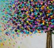 Original textured painting of tree in blossom.   Inspired by | Oil And Acrylic Painting in Paintings by DaggArt. Item composed of synthetic