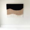 “Layered Waves” | Tapestry in Wall Hangings by Vita Boheme Studio. Item made of wood with cotton