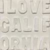 I Love California | Ornament in Decorative Objects by Emeline Tate. Item made of wood with canvas