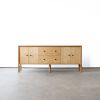 Mae Credenza | Storage by Crump & Kwash. Item made of oak wood & brass compatible with mid century modern and contemporary style