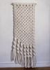 Curved Macramé Staircase Wall Hanging Chunky Organic Cotton | Macrame Wall Hanging in Wall Hangings by MACRO MACRAME by Maeve Pacheco. Item composed of wood & cotton compatible with contemporary and japandi style