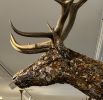 Level Up Your Game -ELK | Sculptures by KIRSTEN KAINZ | Bozeman, MT in Bozeman. Item made of metal works with contemporary & country & farmhouse style