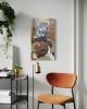 Mysterious Bird | Wall Sculpture in Wall Hangings by Gila Mosaics Studio. Item composed of ceramic and glass in boho or country & farmhouse style