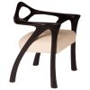 Amorph Darcey Dining Chair, Ebony Stained | Chairs by Amorph. Item made of wood & leather