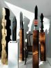Untitled 111, abstract wood sculpture | Sculptures by Neshka Krusche | Paul Kuhn Gallery in Calgary. Item composed of wood and synthetic