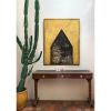 Home I | Oil And Acrylic Painting in Paintings by Candace Compton Pappas. Item composed of paper in minimalism or mid century modern style