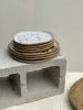 8 pc Plate Set  (4 med, 4 small) | Ceramic Plates by by Danielle Hutchens