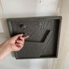 ‘Hidden’ | Wall Sculpture in Wall Hangings by Greyya Jay. Item composed of wood and cement in minimalism or contemporary style