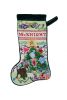 bespoke hand-embroidered needlepoint HOLIDAY STOCKING | Embroidery in Wall Hangings by Mommani Threads. Item composed of wool in contemporary or eclectic & maximalism style
