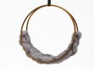 SWING PLAIT color variations with black ring | Swing Chair in Chairs by Iwona Kosicka Design. Item made of cotton with steel