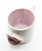 Handmade Ceramic Lip Mug | Drinkware by KOLOS ceramics. Item composed of ceramic in contemporary or eclectic & maximalism style