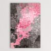 Birth of Pink (SOLD) | Oil And Acrylic Painting in Paintings by Alessia Lu. Item made of canvas compatible with contemporary and modern style