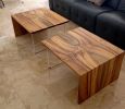 Modern Myrtle waterfall coffee table | Tables by Aaron Smith Woodworker. Item compatible with minimalism and mid century modern style