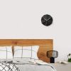 Delta Clock Black | Decorative Objects by LAWA DESIGN. Item composed of wood