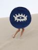 PARCAS en indigo | Small Rug in Rugs by Tierra y Mano. Item made of fabric