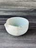 Seafoam - Katakuchi Tea Bowl | Dinnerware by Tomoko Ceramics. Item made of stoneware works with japandi & modern style