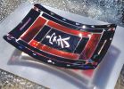 Fused Glass Sushi Platter | Serveware by Bonnie Rubinstein Glass Studio. Item composed of glass