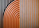 Striation Dimensional Wall Art | Decorative Objects by Brandin Hurley Studio. Item made of wood works with minimalism & mid century modern style