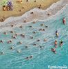 Sunshine Beach 1 and 2 | Paintings by Elizabeth Langreiter Art
