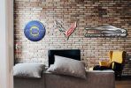 C8 Corvette 3D Gesture Stainless Steel sign | Signage by Jan Sullivan Fowler. Item composed of steel
