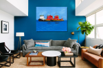 Pat's Tugboats - Vibrant Giclée Print | Prints in Paintings by Michelle Keib Art. Item composed of paper
