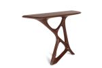 Amorph Anika Console, Walnut Finish | Console Table in Tables by Amorph. Item made of wood with marble